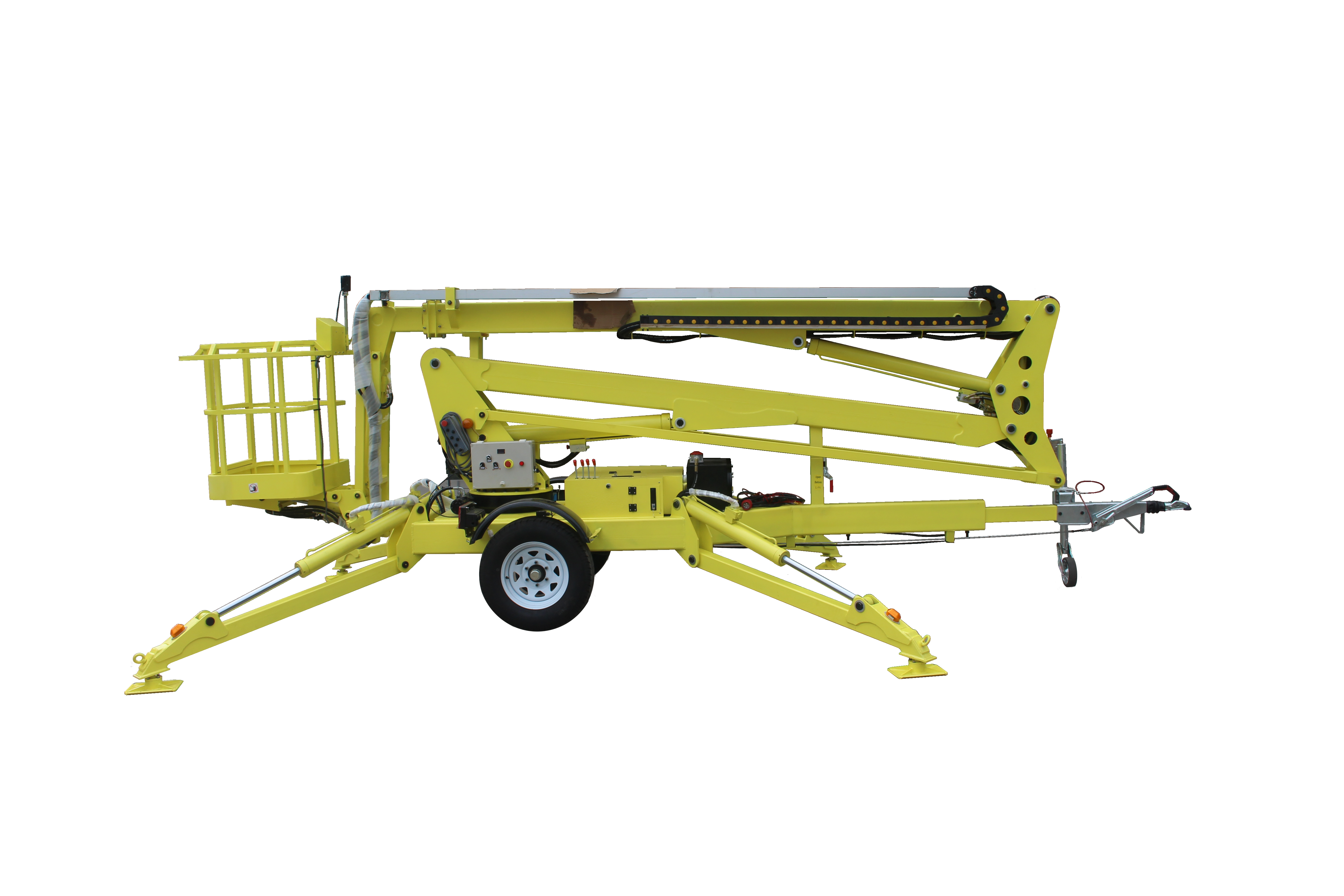 Trailer Mounted Articulated Boom Lift